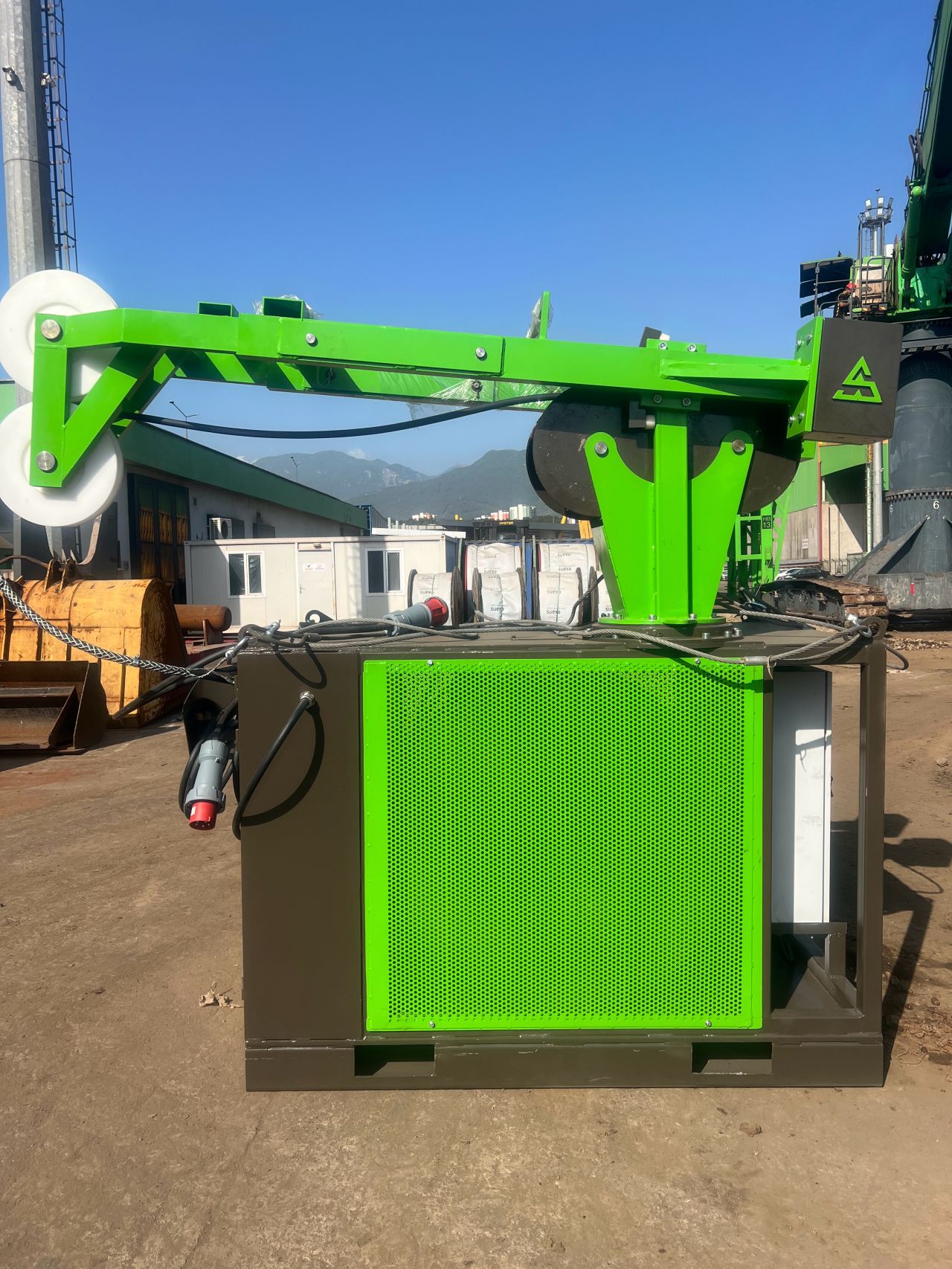 Gemi Üzeri Çalışan Otomatik Kablo Sarma Tamburu 