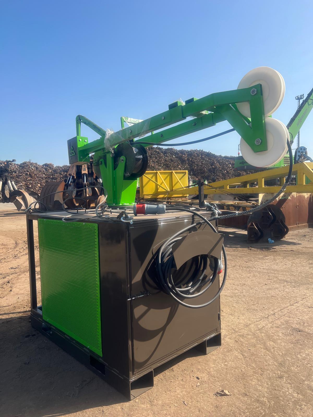 Gemi Üzeri Çalışan Otomatik Kablo Sarma Tamburu 