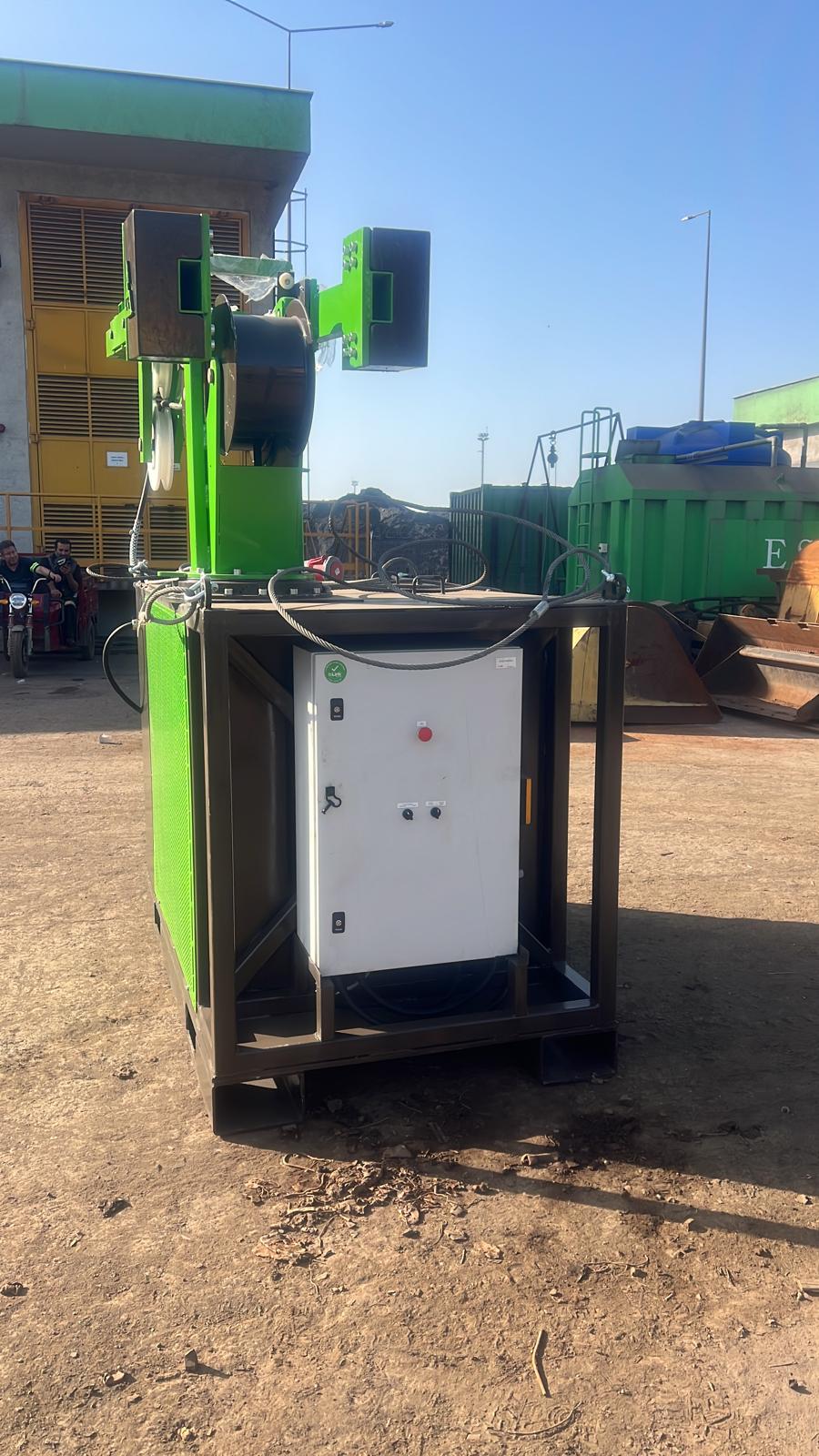 Gemi Üzeri Çalışan Otomatik Kablo Sarma Tamburu 