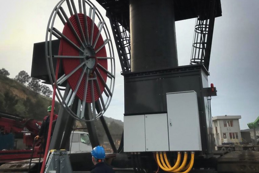 Geniş-Tek Sarım Kablo Sarma Tamburu 